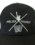 KAPPE "KREUZ" (schwarz)