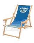 LIEGESTUHL MIT GETRÄNKEHALTER "CHILLOUT"
