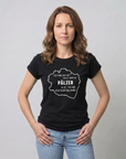 DAMEN T-SHIRT "Isch habbs mer net... (Karte)" - Pfälzer Freiheit