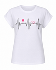 DAMEN T-SHIRT "HERZSCHLAG" - Pfälzer Freiheit