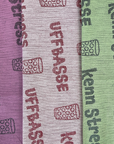 GESCHIRRTUCH "Uffbasse/kenn stress" (mandelblüte)