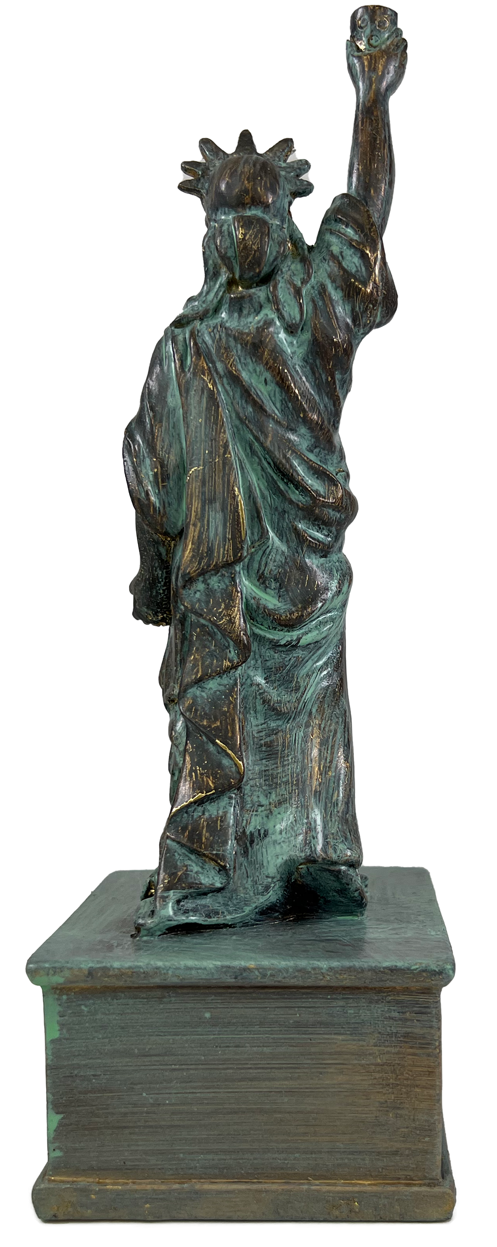 Pfälzer Freiheit Mini Statue (antikgrün)