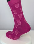SOCKEN "coole Pälzer Socke" (pink/rosa)