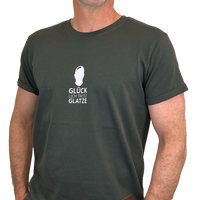 HERREN T-SHIRT "Glücklich trotz Glatze" - Pfälzer Freiheit