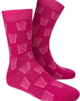 SOCKEN "coole Pälzer Socke" (pink/rosa)
