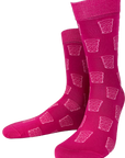 SOCKEN "coole Pälzer Socke" (pink/rosa)