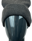 WENDE-MÜTZE "Uffbasse & kenn Stress" (dunkelgrau)