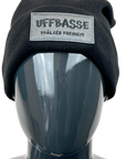 WENDE-MÜTZE "Uffbasse & kenn Stress" (schwarz)