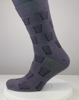 SOCKEN "coole Pälzer Socke" (anthrazit/schwarz)