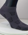 SNEAKER-SOCKEN "coole Pälzer Socke" (anthrazit/schwarz)