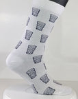 SOCKEN "coole Pälzer Socke" (weiß/blau)