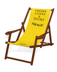 LIEGESTUHL MIT GETRÄNKEHALTER "Frieden Sonne ... " - Pfälzer Freiheit