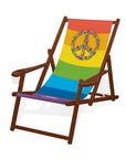 LIEGESTUHL MIT GETRÄNKEHALTER "PEACE " - Pfälzer Freiheit