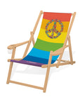 LIEGESTUHL MIT GETRÄNKEHALTER "PEACE " - Pfälzer Freiheit