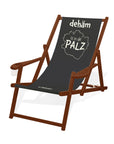 LIEGESTUHL MIT GETRÄNKEHALTER "dehäm is in de PALZ" - Pfälzer Freiheit