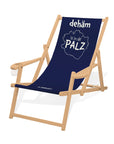 LIEGESTUHL MIT GETRÄNKEHALTER "dehäm is in de PALZ" - Pfälzer Freiheit