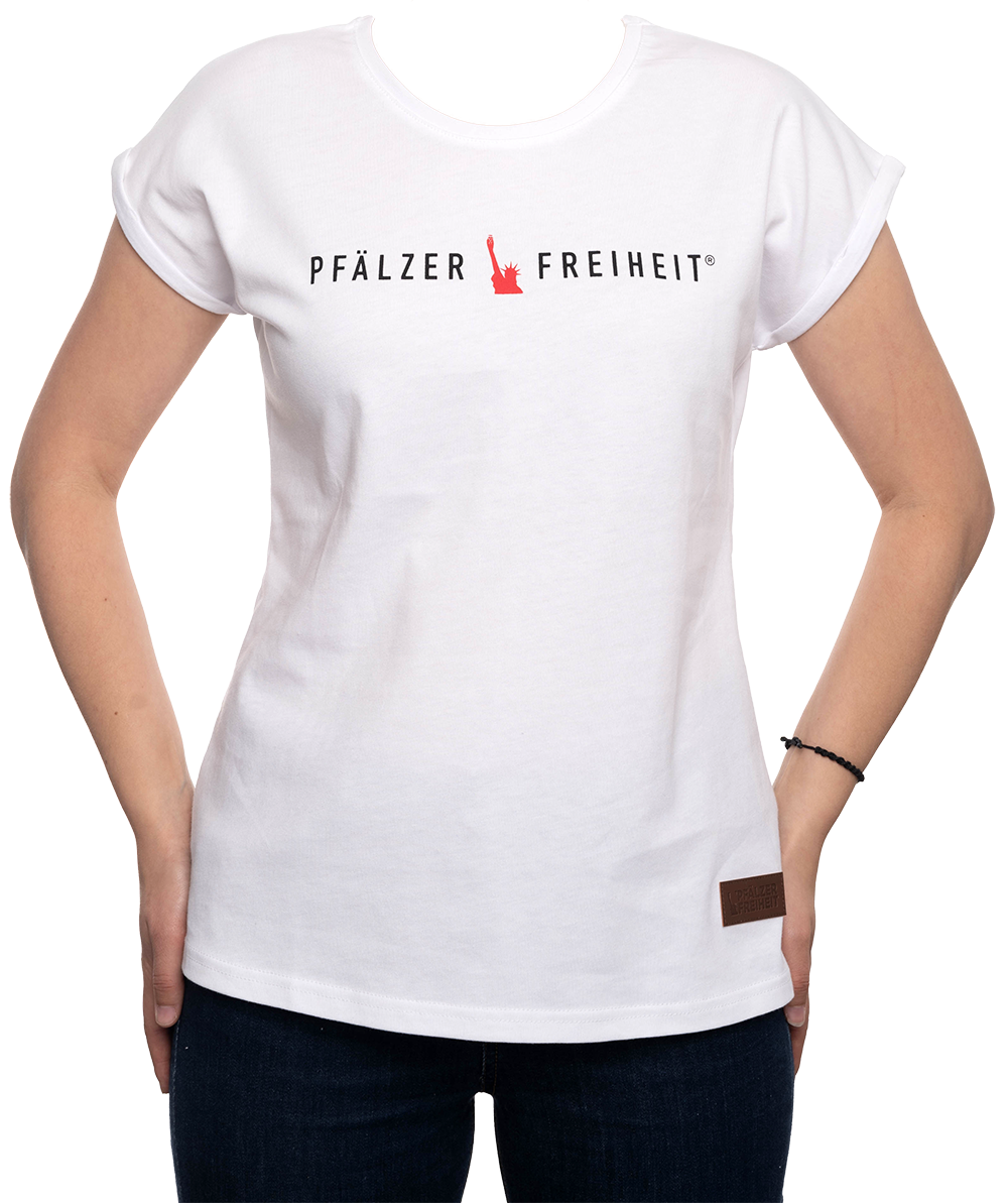 Damen T-Shirt &quot;Pfälzer Freiheit&quot; (Logoprint) - Pfälzer Freiheit