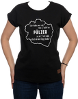Damen T-Shirt "Isch habbs mer net... (Karte)" - Pfälzer Freiheit