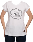 Damen T-Shirt "Isch habbs mer net... (Karte)" - Pfälzer Freiheit