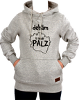 DAMEN HOODIE "dehäm is in de Palz" - Pfälzer Freiheit