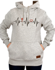 DAMEN HOODIE "Herzschlag" - Pfälzer Freiheit