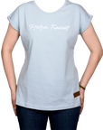 DAMEN T-SHIRT "Pfälzer Freiheit" (Schwingschrift) - Pfälzer Freiheit