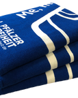 Sauna-/Badetuch "Me, my Dubbeglas and I" (royalblau) - Pfälzer Freiheit