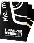 Sauna-/Badetuch "Me, my Dubbeglas and I" (anthrazit) - Pfälzer Freiheit