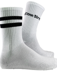 SOCKEN "coole Pälzer Socke" KENN STRESS (weiß/marine) - Pfälzer Freiheit