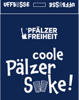SOCKEN "coole Pälzer Socke" UFFBASSE (marine/weiß) - Pfälzer Freiheit