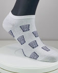 SNEAKER-SOCKEN "coole Pälzer Socke" (weiß/blau)