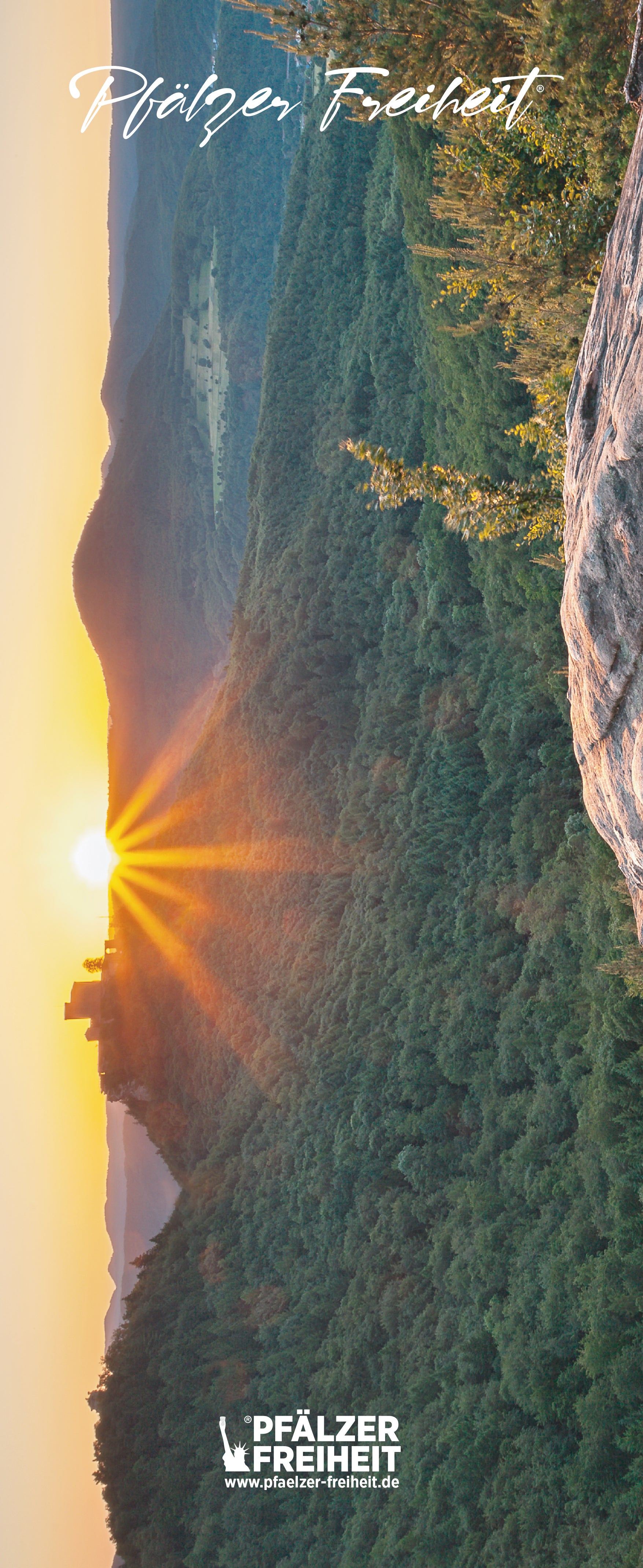 LIEGESTUHL MIT GETRÄNKEHALTER  mit Foto-Motiv(en) - Pfälzer Freiheit