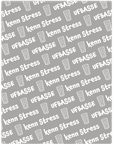 KUSCHELDECKE "Ufbasse/kenn Stress" (mausgrau) - Pfälzer Freiheit