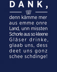 LIEGESTUHL MIT GETRÄNKEHALTER "Mer sin Pälzer ... " - Pfälzer Freiheit