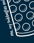 LIEGESTUHL MIT GETRÄNKEHALTER "Me, my Dubbeglas and I" - Pfälzer Freiheit