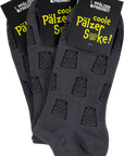 SNEAKER-SOCKEN "coole Pälzer Socke" (anthrazit/schwarz) - Pfälzer Freiheit