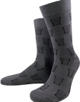 SOCKEN "coole Pälzer Socke" (anthrazit/schwarz) - Pfälzer Freiheit
