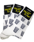 Socken "coole Pälzer Socke" (weiß) - Pfälzer Freiheit