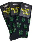 Socken "coole Pälzer Socke" (schwarz/grün) - Pfälzer Freiheit