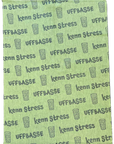 GESCHIRRTUCH "Uffbasse/kenn stress" (lindgrün) - Pfälzer Freiheit