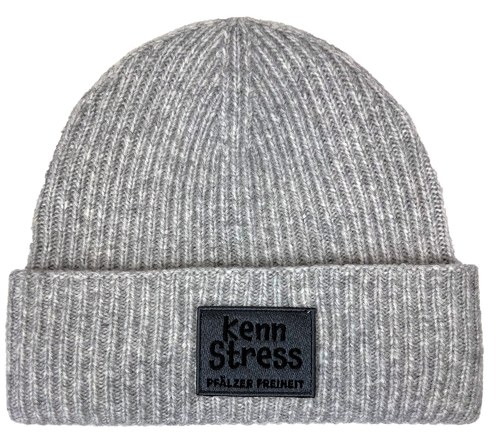 DAMEN-MÜTZE &quot;Kenn Stress&quot;(grau)