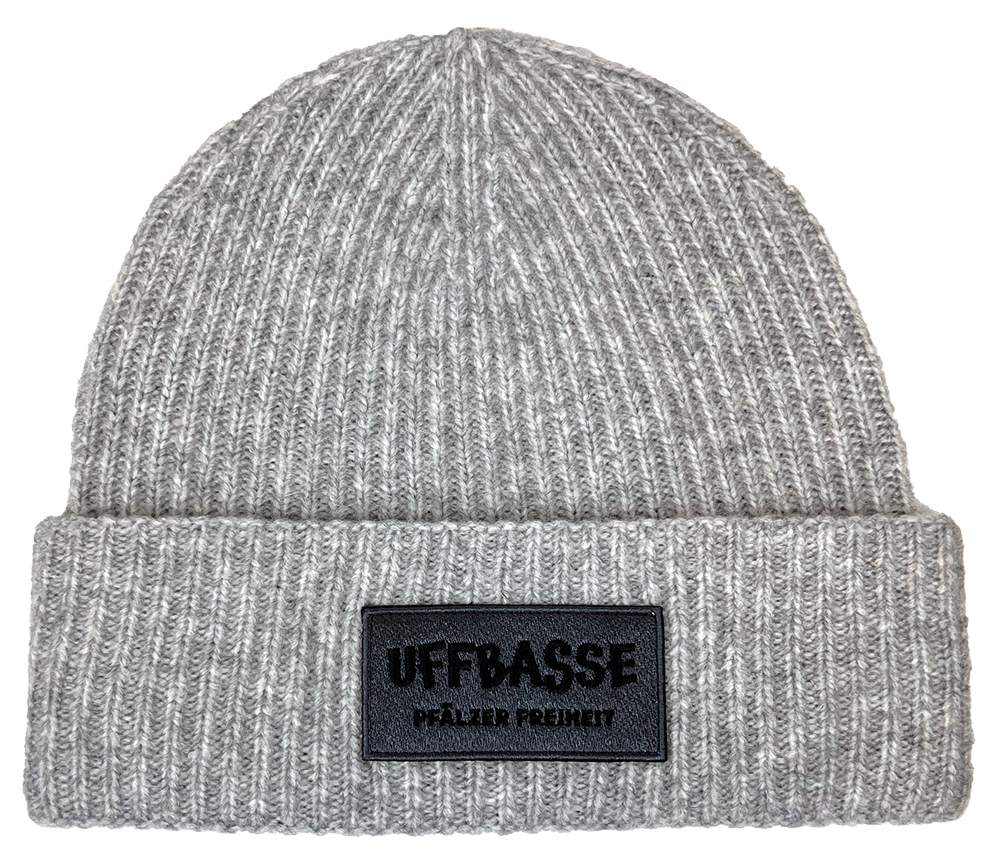 DAMEN-MÜTZE &quot;Uffbasse&quot;(grau)
