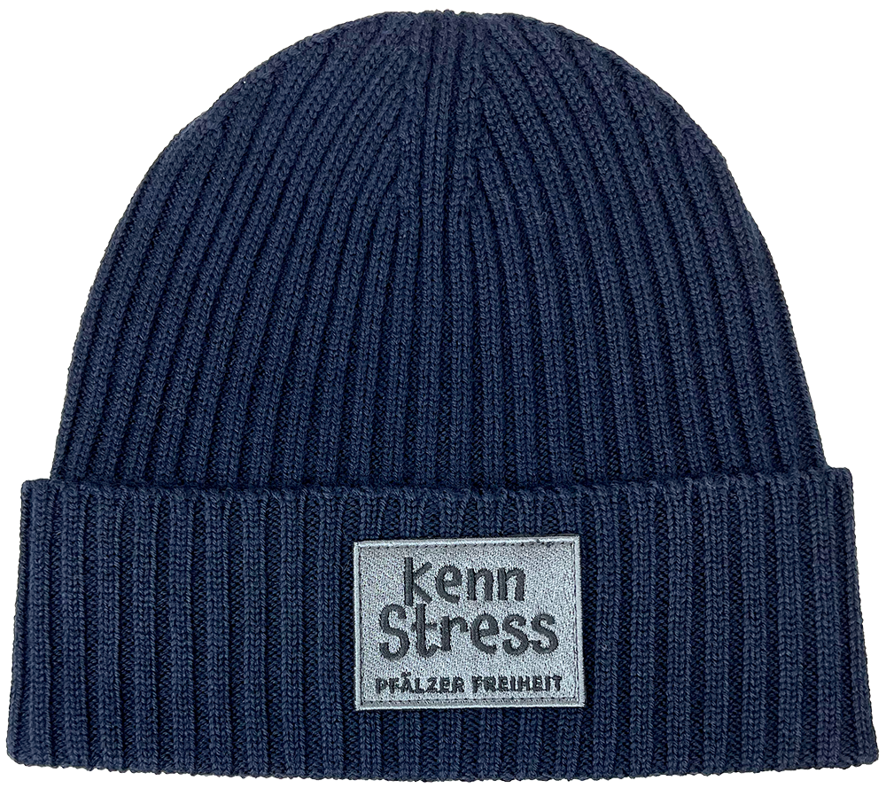 HERREN-MÜTZE &quot;Kenn Stress&quot; (marine) - Pfälzer Freiheit