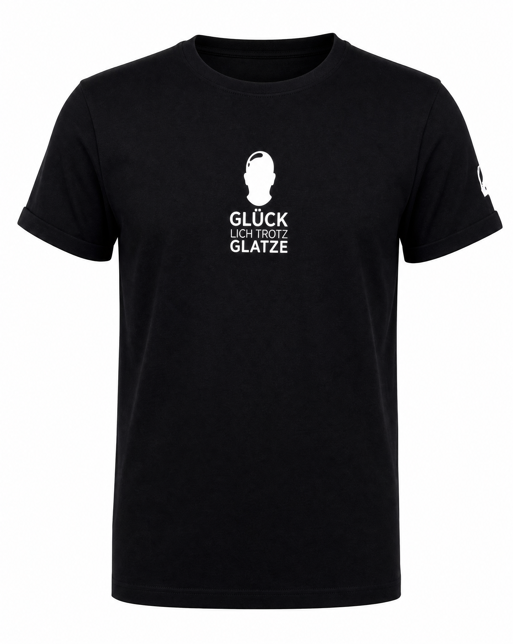 HERREN T-SHIRT "Glücklich trotz Glatze" - Pfälzer Freiheit