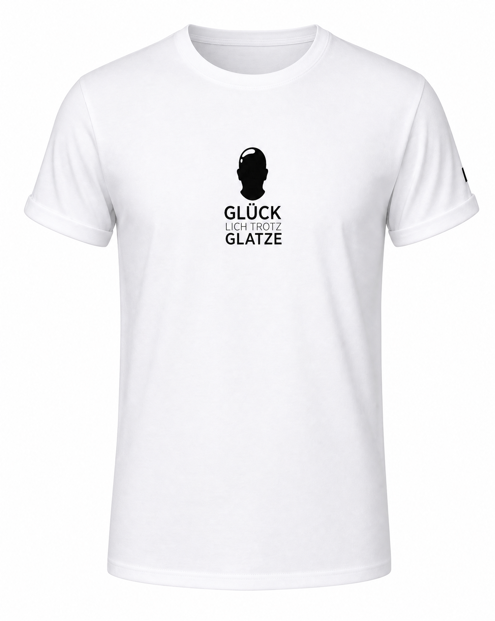 HERREN T-SHIRT "Glücklich trotz Glatze" - Pfälzer Freiheit