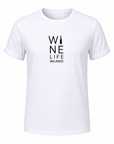 HERREN T-SHIRT "Wine Life Balace" - Pfälzer Freiheit