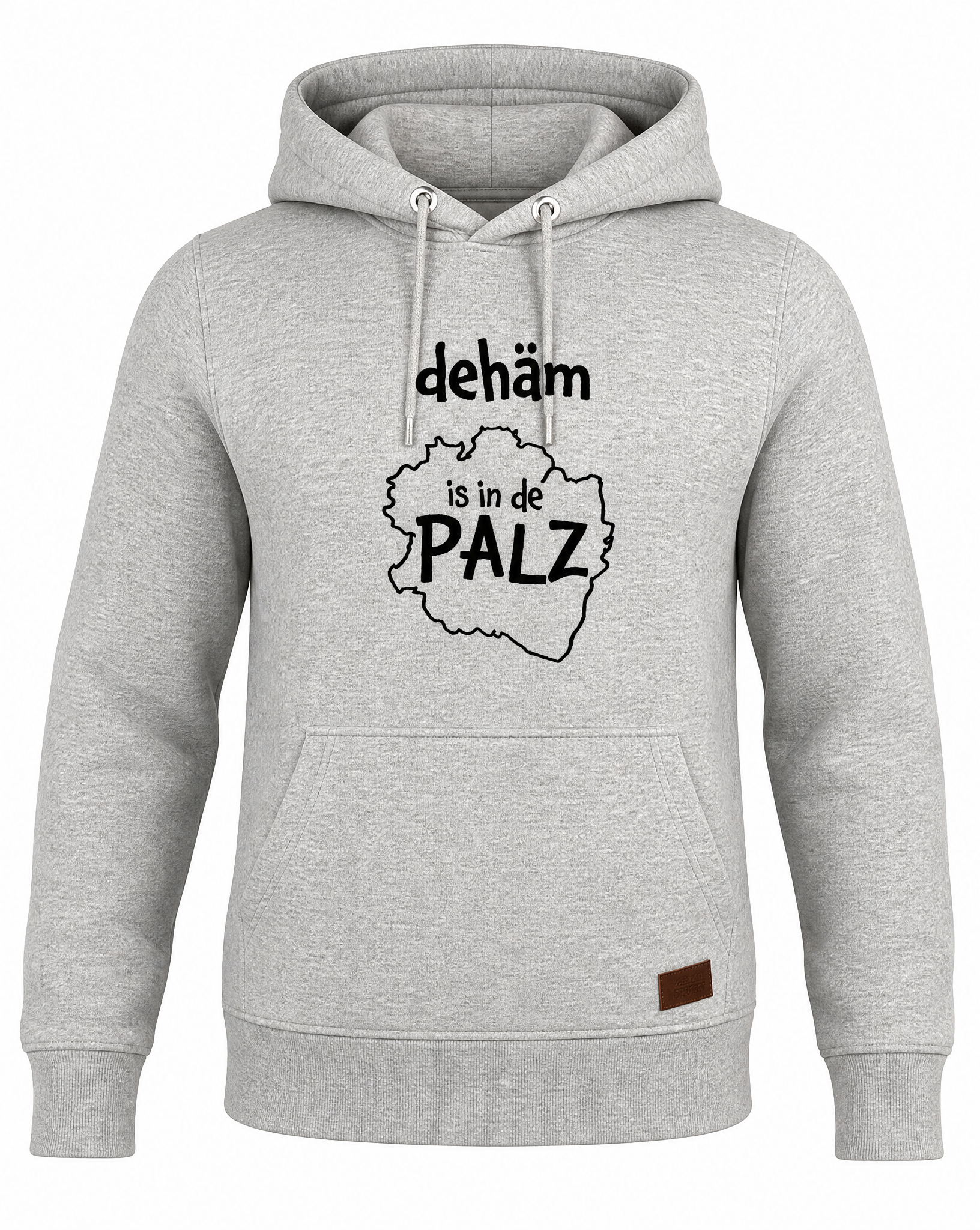 DAMEN HOODIE "dehäm is in de Palz" - Pfälzer Freiheit