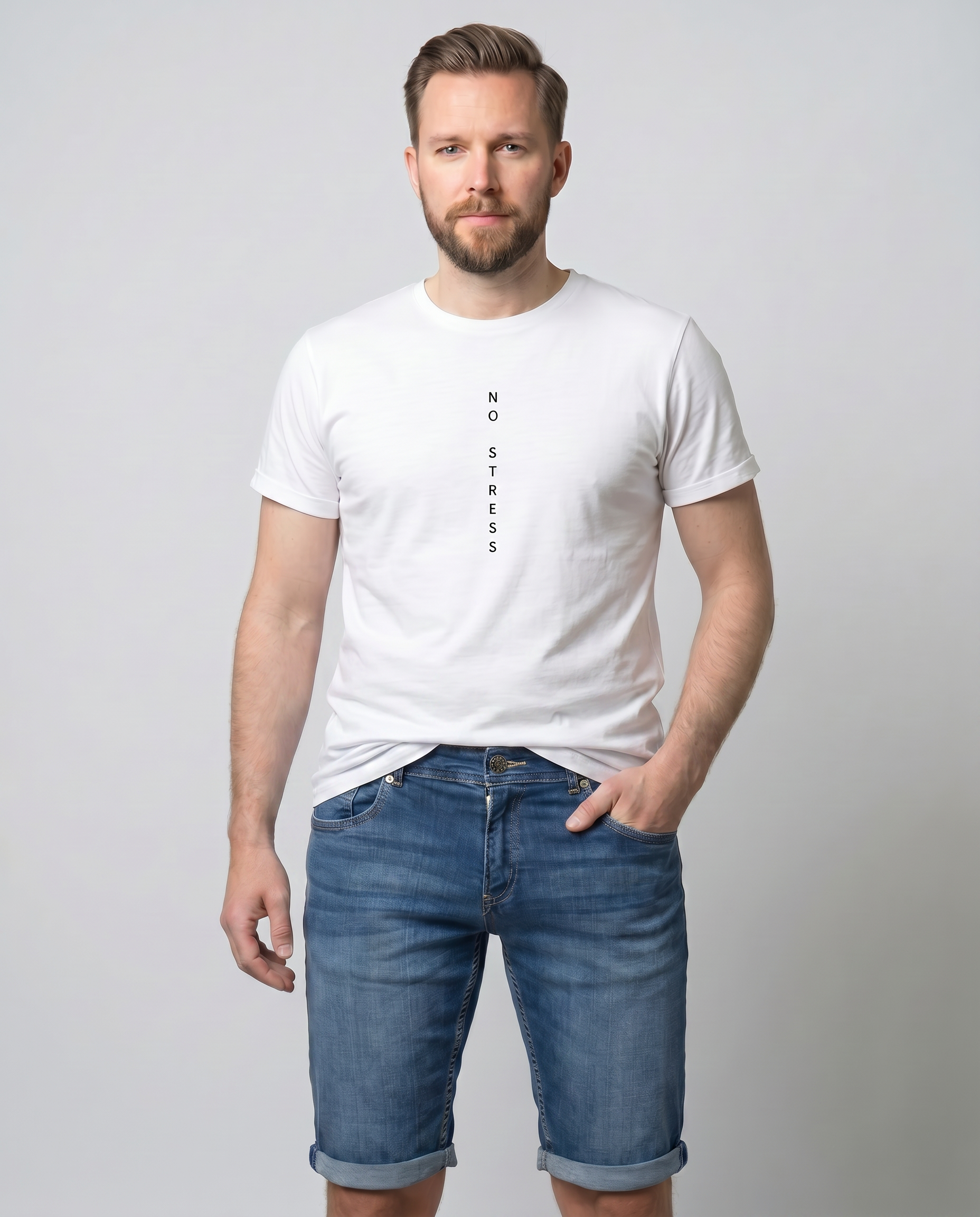 HERREN T-SHIRT "no Stress" - Pfälzer Freiheit