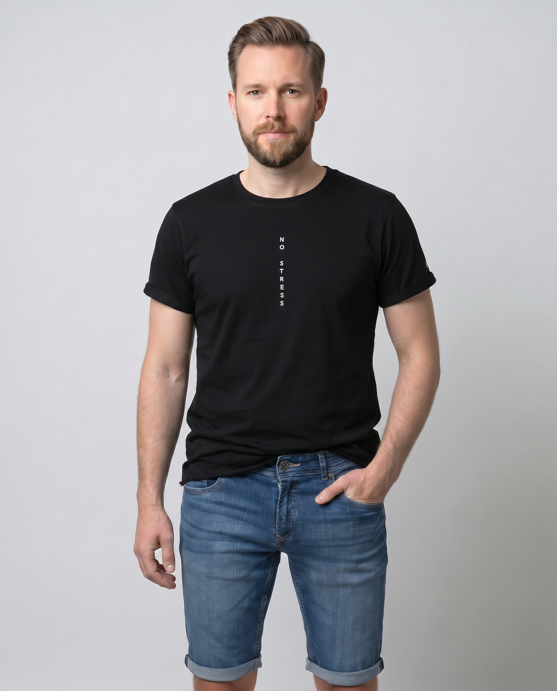 HERREN T-SHIRT "no Stress" - Pfälzer Freiheit