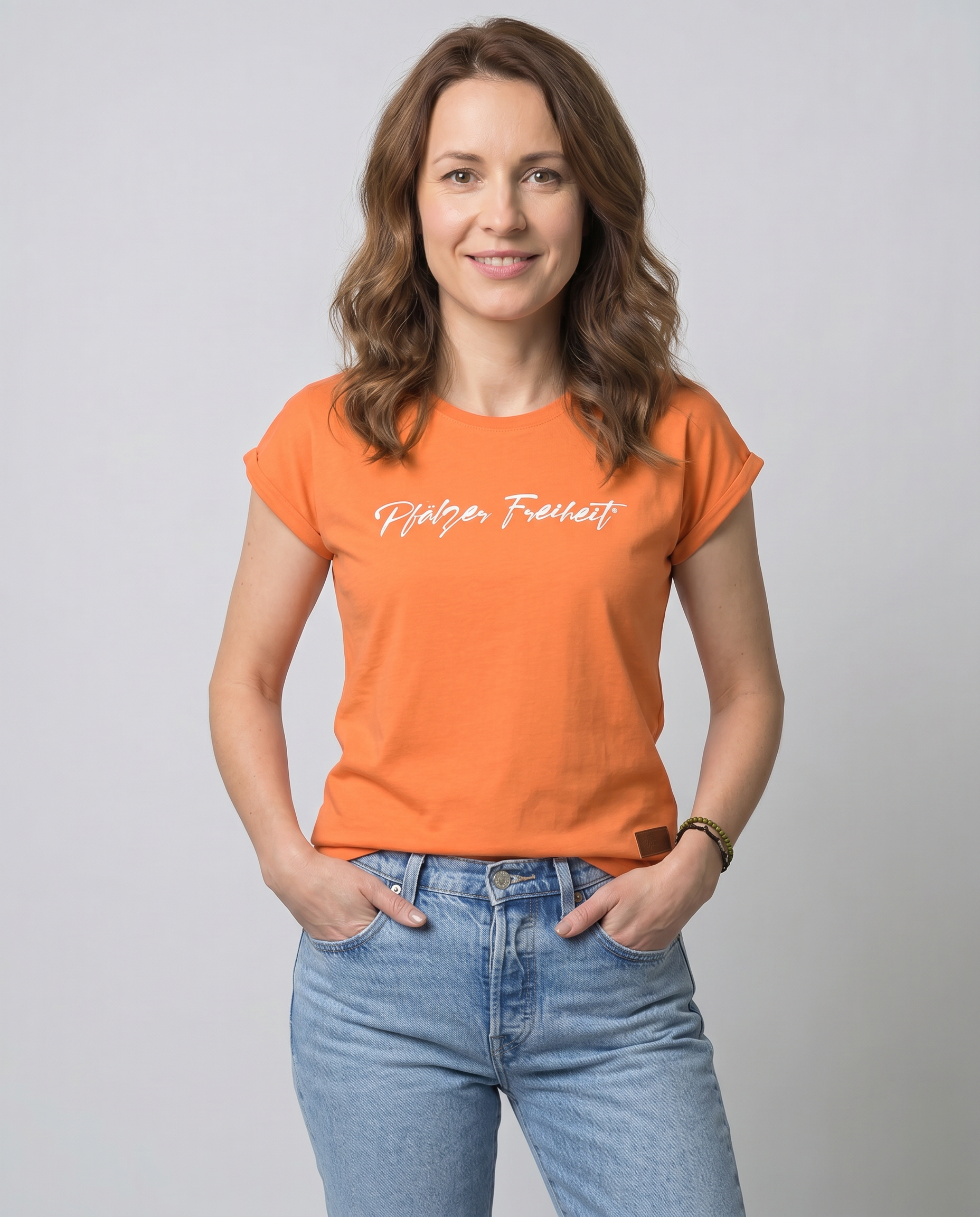 DAMEN T-SHIRT "Pfälzer Freiheit" (Schwingschrift) - Pfälzer Freiheit